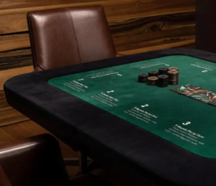 Magazine spread highlighting top offline poker table essentials.